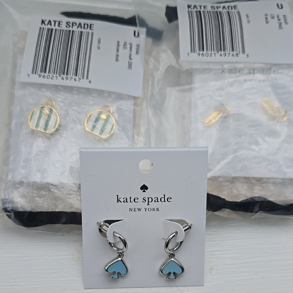 Kate Spade Earrings Set - Gold and Silver
